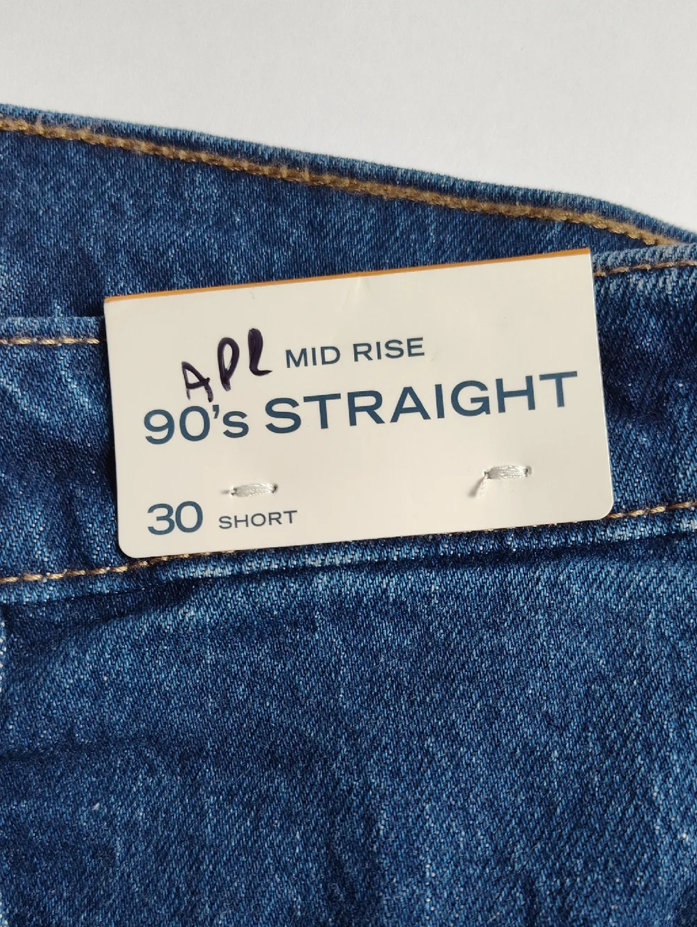Ambercrombie & Fitch Women's Denim Blue Jeans Mid-rise 90 Straight Size 30 Short - Picture 7 of 8